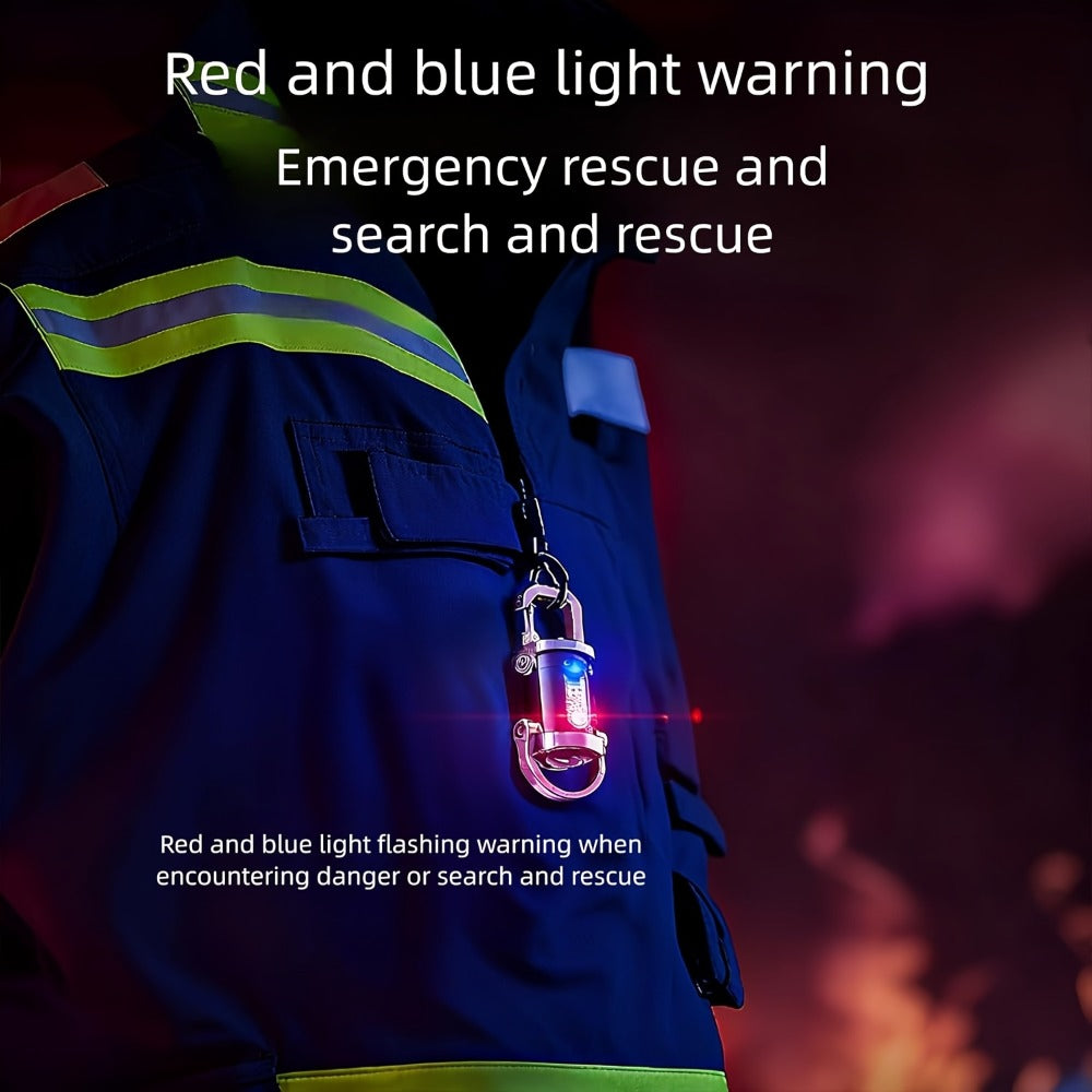 Flashlight 1200-Lumen Keychain 4-Pack with Seven Modes, USB-C Charging and Phone Power Output