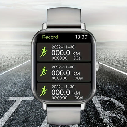 Smartwatch – Smart Bracelet 1.83" Full Touch – Wireless Calling, Message Notifications, Fitness & Multi-Sport Tracker, Heart Rate…