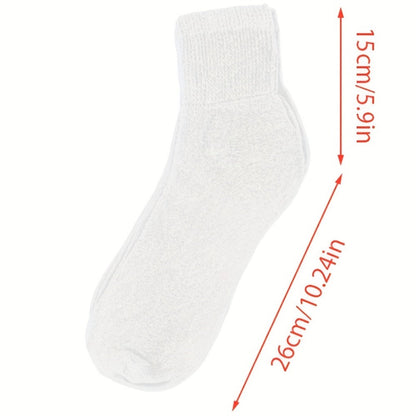 12-Pair Low-Cut Diabetic Sock Set for Adults in Six Colors with 9-11, 10-13 and 13-15 Size Options