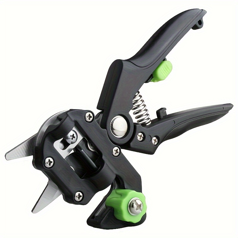 Hand Grafting and Pruning Shears with High-Carbon Steel Selection, V, Omega and U Blade Profiles
