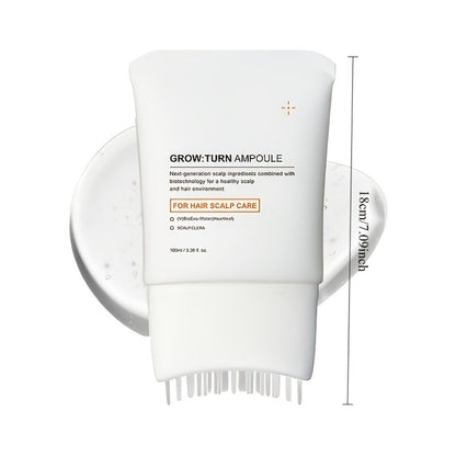 Itchy Scalp Serum with Built-In Massage Brush Applicator — Heartleaf Exocrine Complex, Fragrance-Free, Soothes Dry Sensitive Scalp