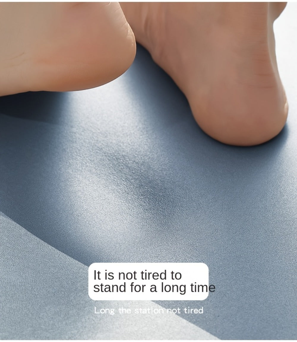 Kitchen Mat Set 2 Piece Anti-Slip Water Absorbent Thickened Diatom Mud Floor Mats for Kitchen Bathroom Entryway – Wipe Clean Non-Slip Bath Rug Set, Door Mat & Sink Mat Combo