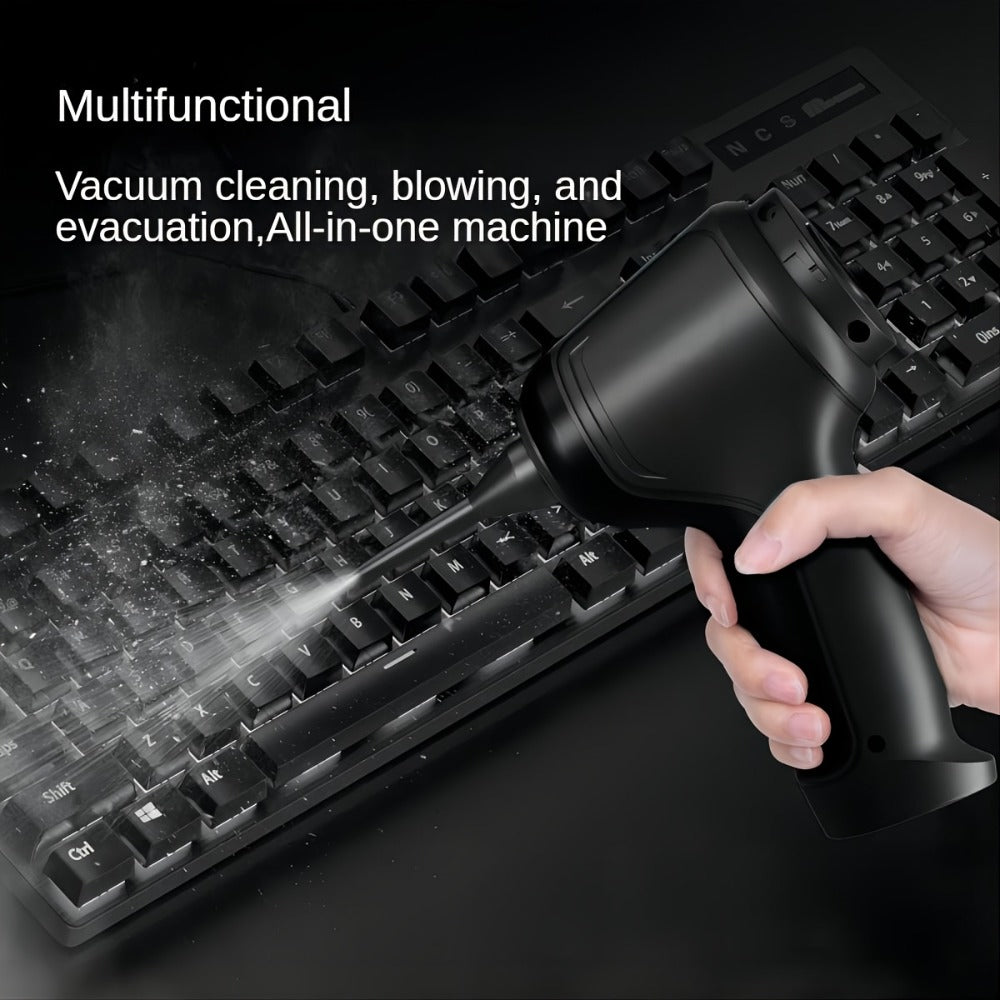 Handheld Vacuum Cleaner 3-in-1 with Suction, Blowing and Air Extraction Modes in Three Colors