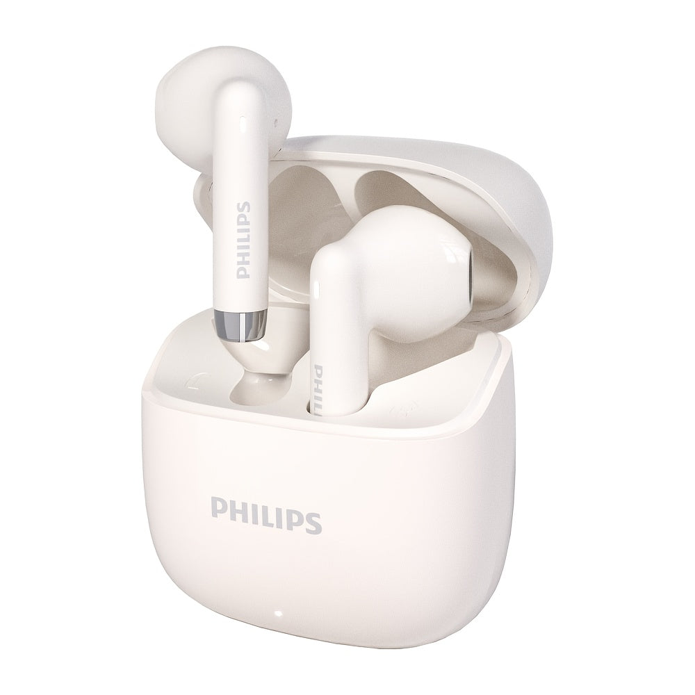 Wireless Earbuds Philips Bluetooth 6.0 TWS with Low Latency, Passive Sound Isolation and Mic