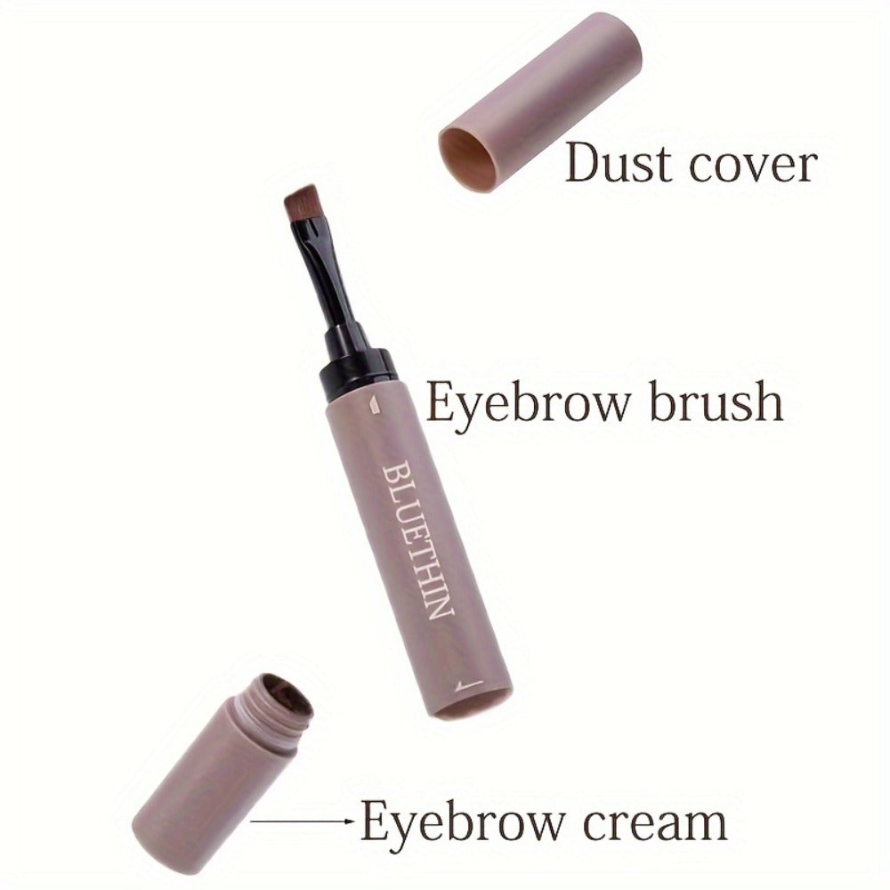 Waterproof Eyebrow Pencil Dual Ended with Angled Tip Flat Tip & Spoolie Brush Smudge Proof Long Lasting Brow Definer for Women Gray Black 2pcs 4pcs Set