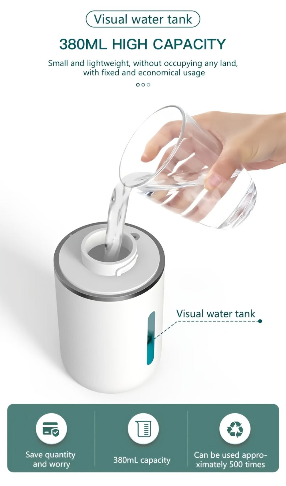 Foam Soap Dispenser Wall Mount Touchless 400ml USB Rechargeable IPX5 4 Adjustable Levels for Home Cooking, Dining and Outdoor Meals