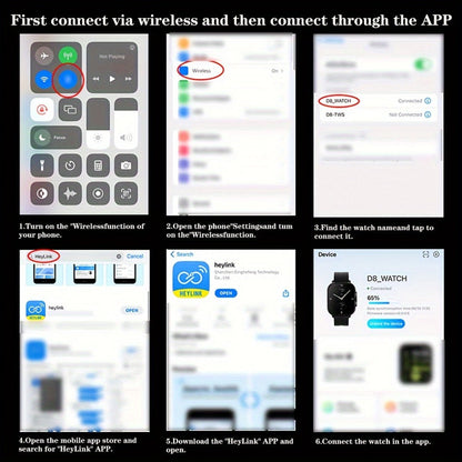Smart Watch and TWS Earbuds Combo with Integrated Charging Case and Ten Metal Strap Selections