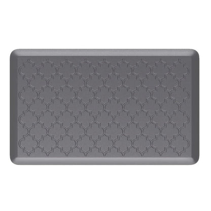 Cushioned Kitchen Standing Mat in Gray or Black with 17.3 x 29.5 and 17.3 x 47-Inch Size Options
