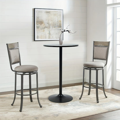 23.5-Inch Round Bar Table for Work, Display, and Everyday Use in Kitchen detail image - detail view 12