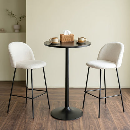 23.5-Inch Round Bar Table for Work, Display, and Everyday Use in Kitchen detail image