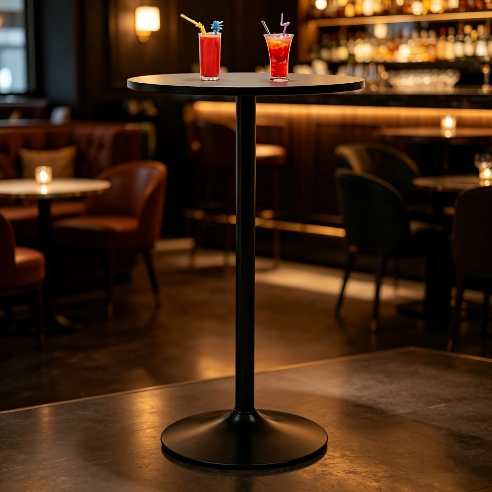 23.5-Inch Round Bar Table for Work, Display, and Everyday Use in Kitchen detail image - detail view 9