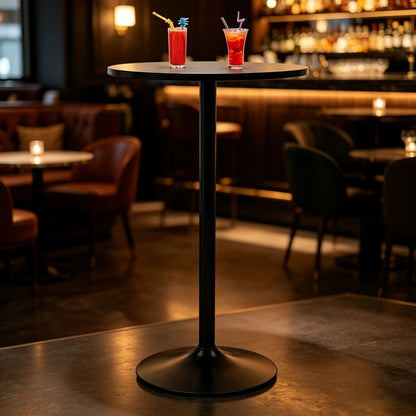 23.5-Inch Round Bar Table for Work, Display, and Everyday Use in Kitchen detail image - detail view 9