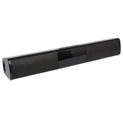 Compact 13-Inch TV Soundbar with Bluetooth, TWS Pairing, TF, AUX, FM Radio and USB Playback