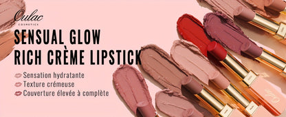 12 g Nude Satin Lipstick Set with Lightweight Cream-to-Satin Formula in Two Checkout Sets for Daily Makeup