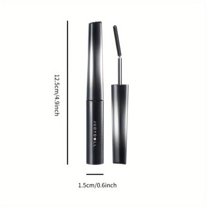 JUDYDOLL Mascara in Black or Brown with Curling or Precision Metal Applicator Designs and Slim Gray Tubes