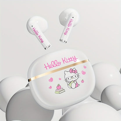 Sanrio Hello Kitty Kuromi Cinnamoroll Wireless Earbuds Bluetooth 5.0 Cute Kawaii Design 3 Styles Power Display Touch Control Girls Gift