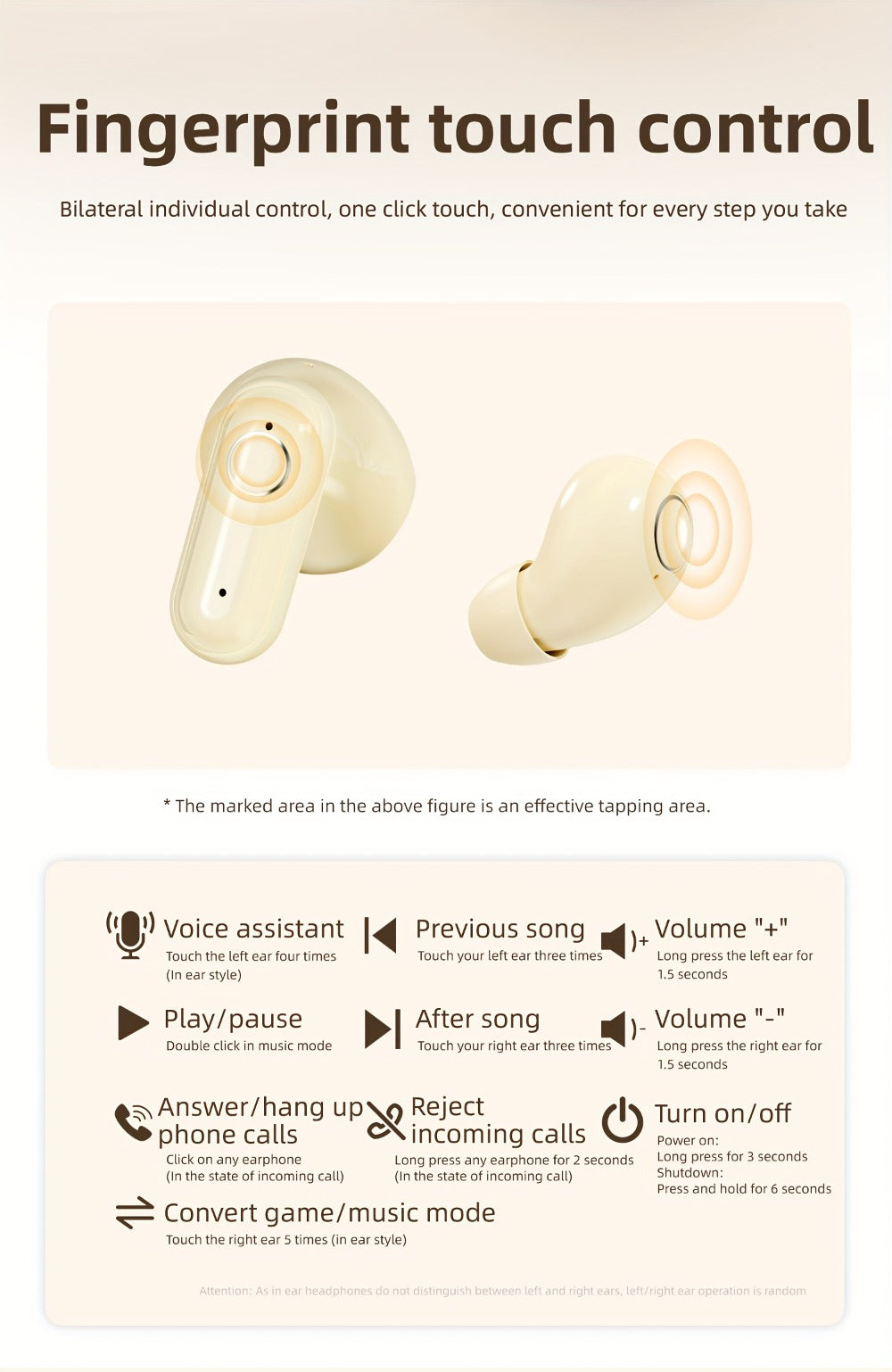 Four-Earbud Wireless Set with Two In-Ear Styles, Digital Charging Case and Three Color Options