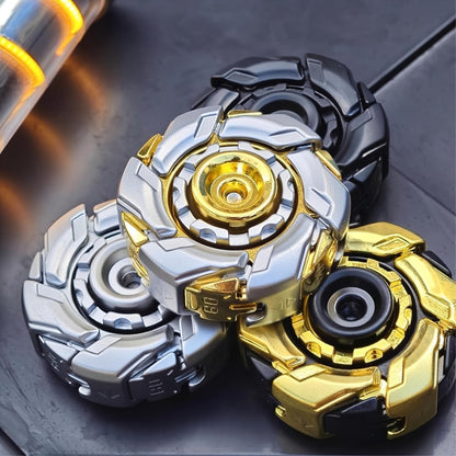 Adult Metal Fidget Spinner with Four Finish Options, 50 mm Diameter, Hex Key and Adjustable Blade Hardware