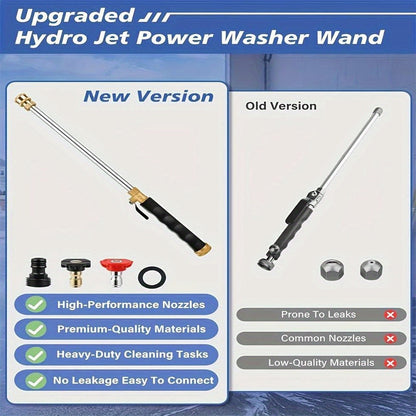 Pressure Washer Wand | Garden Hose Car Patio Yard Cleaning Nozzles