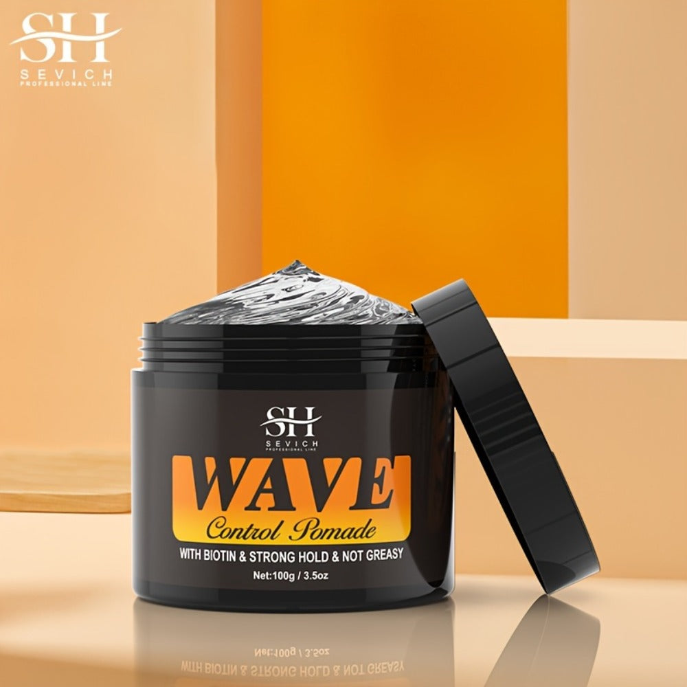 360 Wave Pomade with Jojoba Oil for Dreads, Locks, Twists and Curly Hair in Three Styling Options