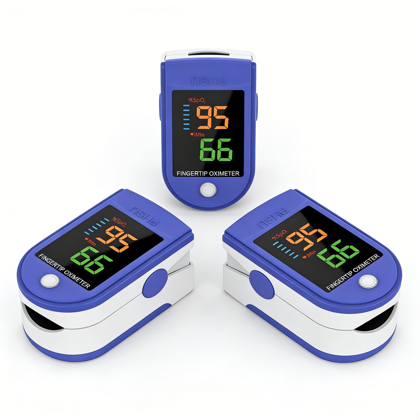 Fingertip Pulse Oximeter Sets with Large Color Display and 29pcs/set or 3pcs Checkout Options
