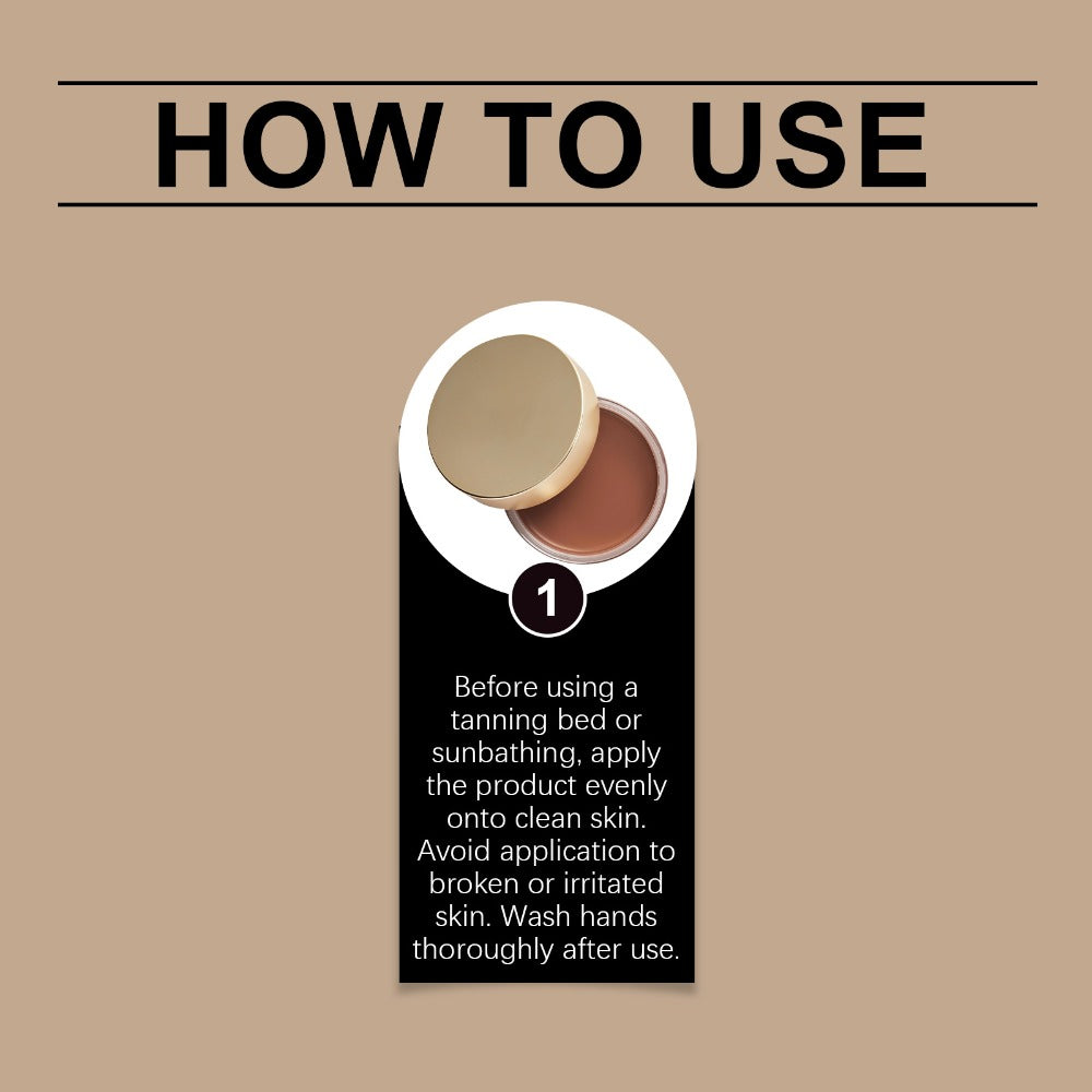 Coconut Bronze Self-Tanning Lotion 100ml in Black Flip-Cap Bottle with Ingredient Panel for Body Application