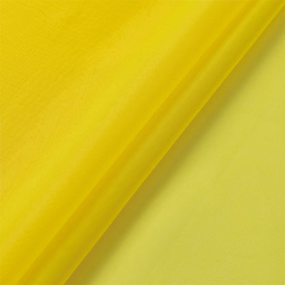 Two-Panel Solid Sheer Curtains with Rod-Pocket Header, Seven Colors and Four Size Configurations