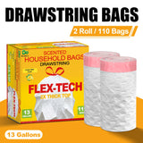 110 bags (13 gallons)