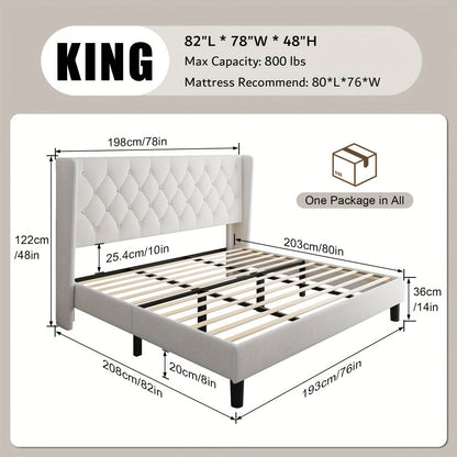 24-Inch Solid Wood Bed Frame with Multiple Color Options for Bedroom detail image - detail view 16