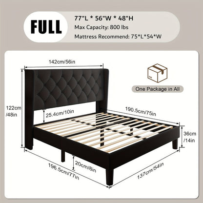 24-Inch Solid Wood Bed Frame with Multiple Color Options for Bedroom detail image - detail view 19