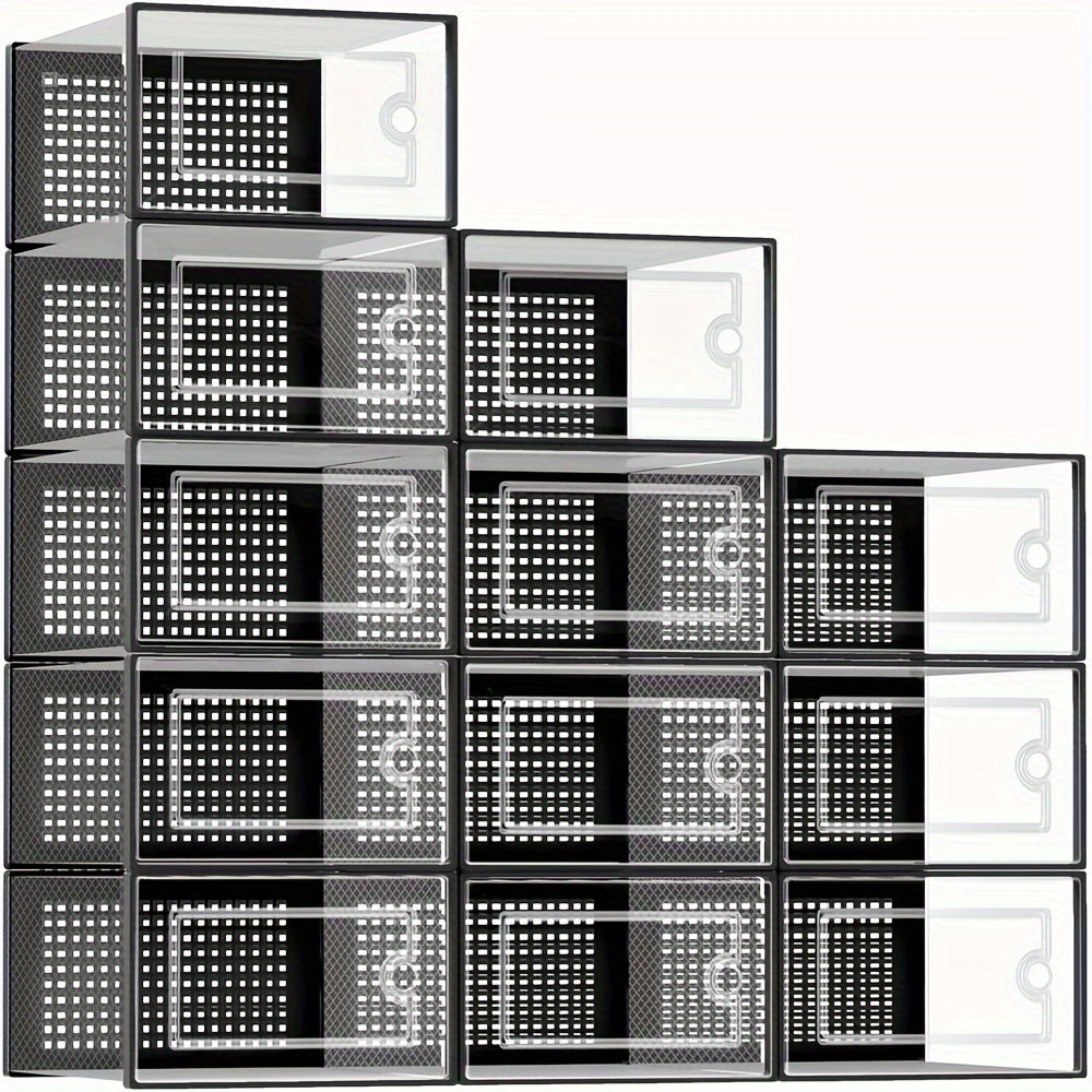 Shoe Organizer shown in the Black option