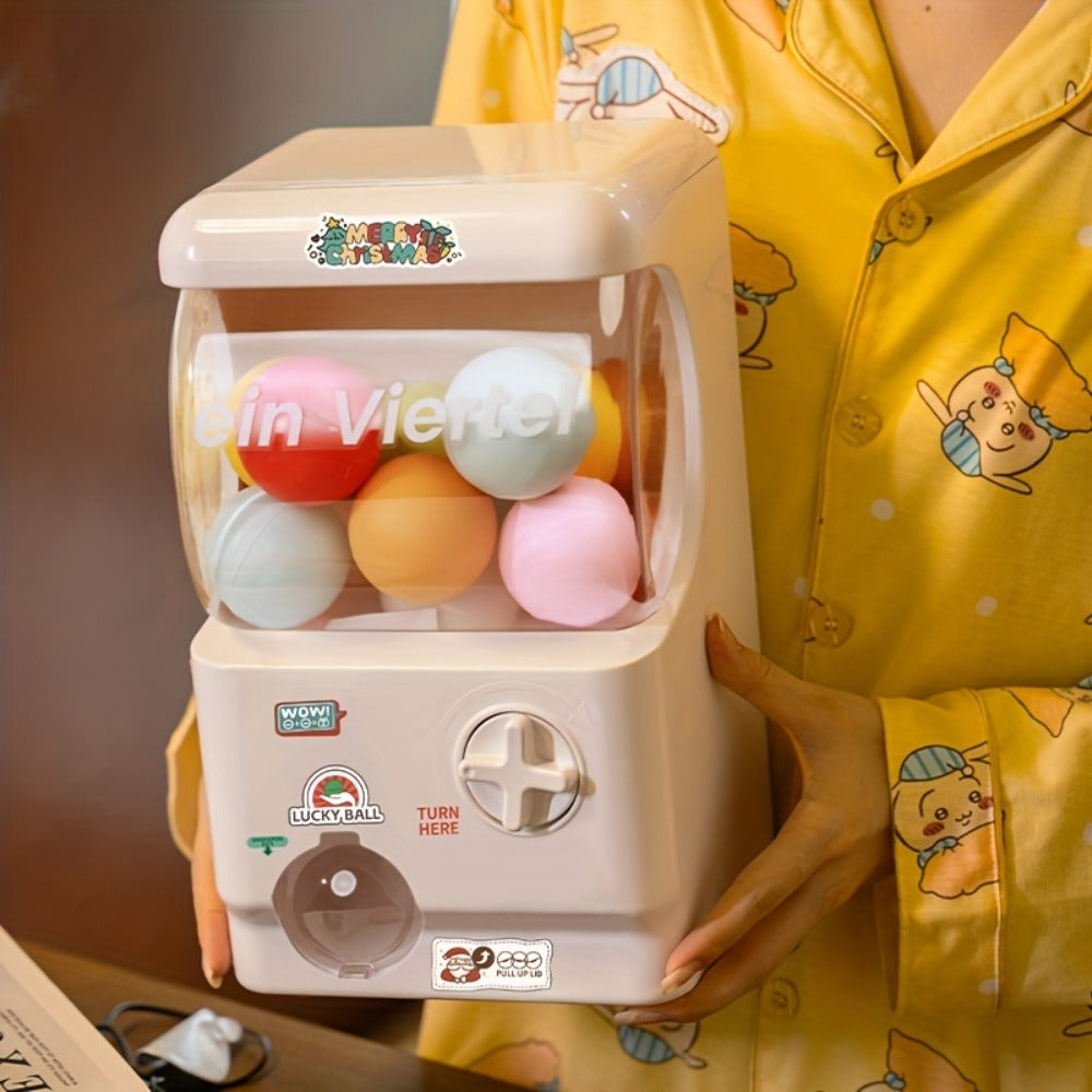 Gachapon Machine for Home – Mini Capsule Toy Vending Machine Novelty Gift for Kids Adults Couples Anniversary Birthday Party Christmas