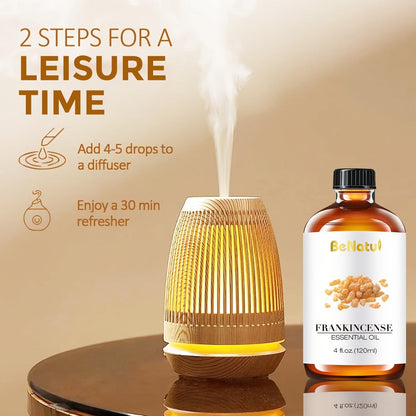 Aromatherapy Oil Frankincense, Argan or Jojoba Selection in 60ml or 120ml Dropper Bottles for Home Use