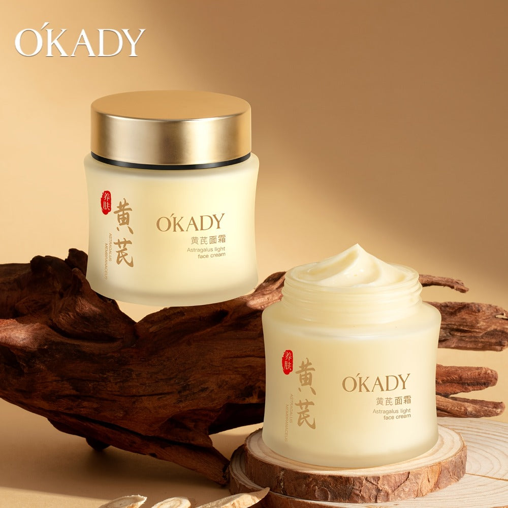 Astragalus Root Face Cream Moisturizer 2-Pack 100g x 2 – Deep Hydration, Brightening & Antioxidant Nourishing Cream for Dry Sensitive Skin, Barrier Repair