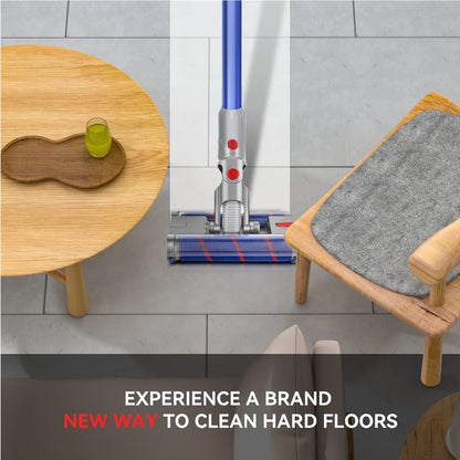 Dyson Replacement Brush Head Double Roller Compatible with V7 V8 V10 V11 V15 360° Swivel Hard Floor Vacuum Cleaner Attachment