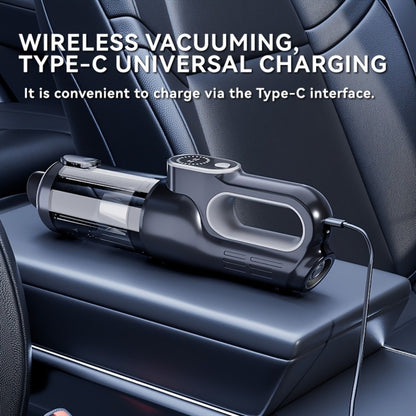 Car Vacuum Cleaner with 13KPa Suction, USB Rechargeable Cordless Body and Multi-Nozzle Accessory Set