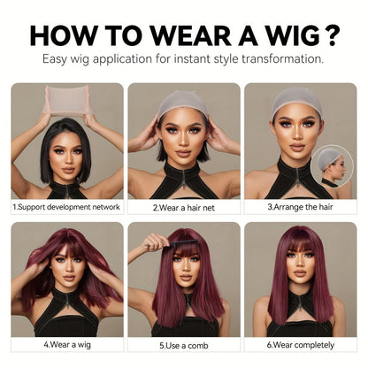 Gray Curly Wig with Bangs 12 Inch Short Silver Grey Synthetic Heat Resistant Rose Net Cap Wig for Women Cosplay Halloween Party Daily Wear All Occasions