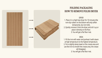 Washable Area Rug Non-Slip Rubber Backed Braided Woven Cotton Kitchen Mat Indoor Entryway Living Room Bedroom Floor Rug Multi-Size