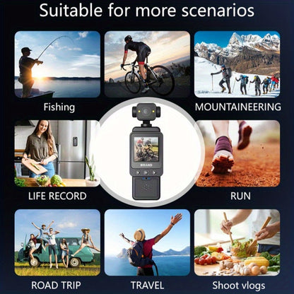 DV01 1080P-Labeled Action Camera with Wearable Clip, Rechargeable Body and Optional 32GB Memory Card