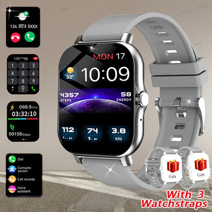 Smartwatch 1.83 Inch with GPS Navigation, Calling, Multi-Sport Modes and Dual TPU Straps for Outdoors
