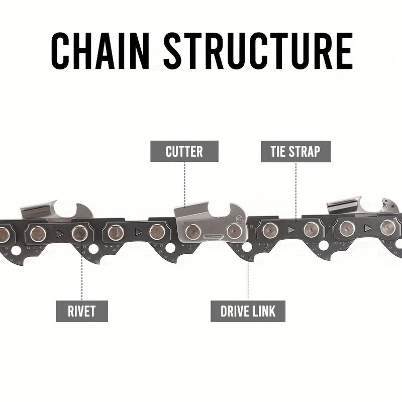 Chainsaw Chain Replacement Alloy | Wood Cutting Logging Tree Trimming
