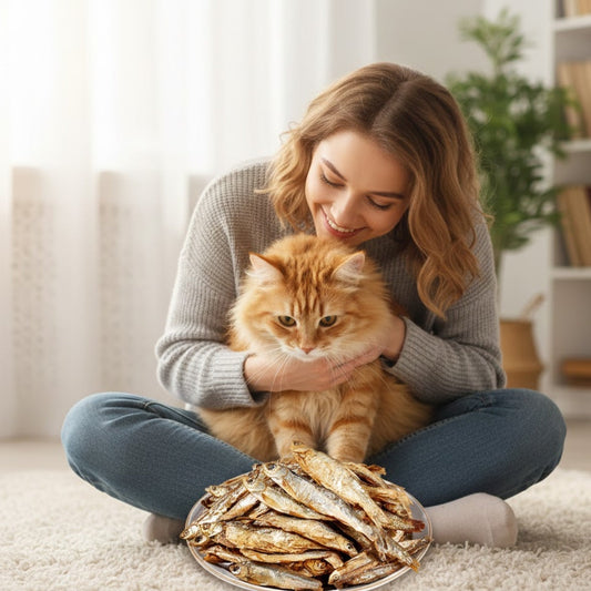 Freeze Dried Whole Minnow Cat Treats – High Protein Fish Bites for Cats, Dogs, Turtles & Reptiles | Natural Freshwater Fish Snacks, Food Topper, Training Reward | 1 LB Resealable Bag, 30% Crude Protein