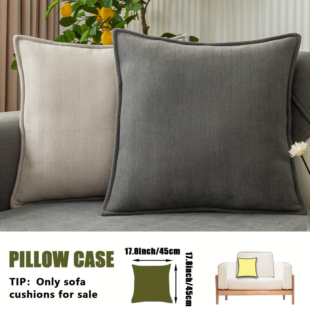 Sofa Cover Ribbed Chenille Stretch Panels with Non-Slip Design for 1 to 4 Seats, Armrests or Cushions