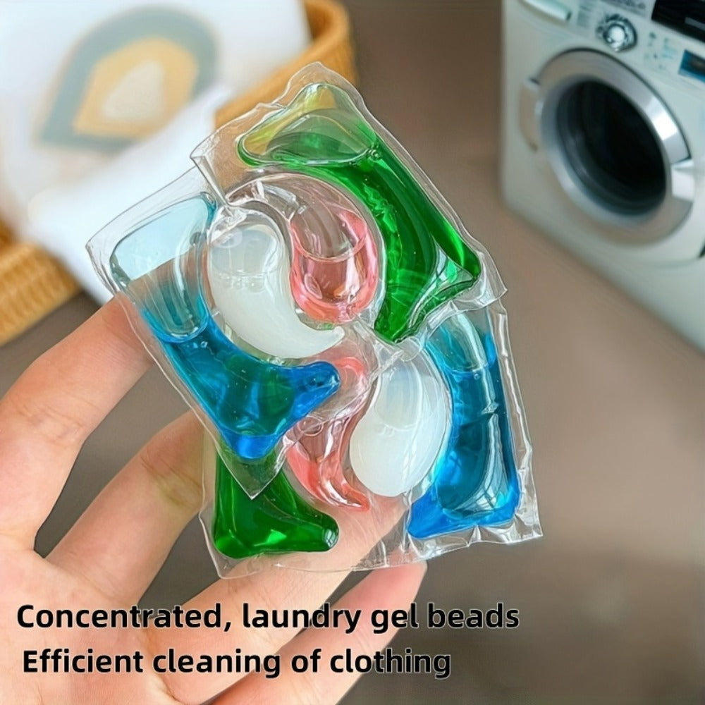 Blue-and-Green Laundry Detergent Gel Pods in Three Available Package Weight and Color Combinations