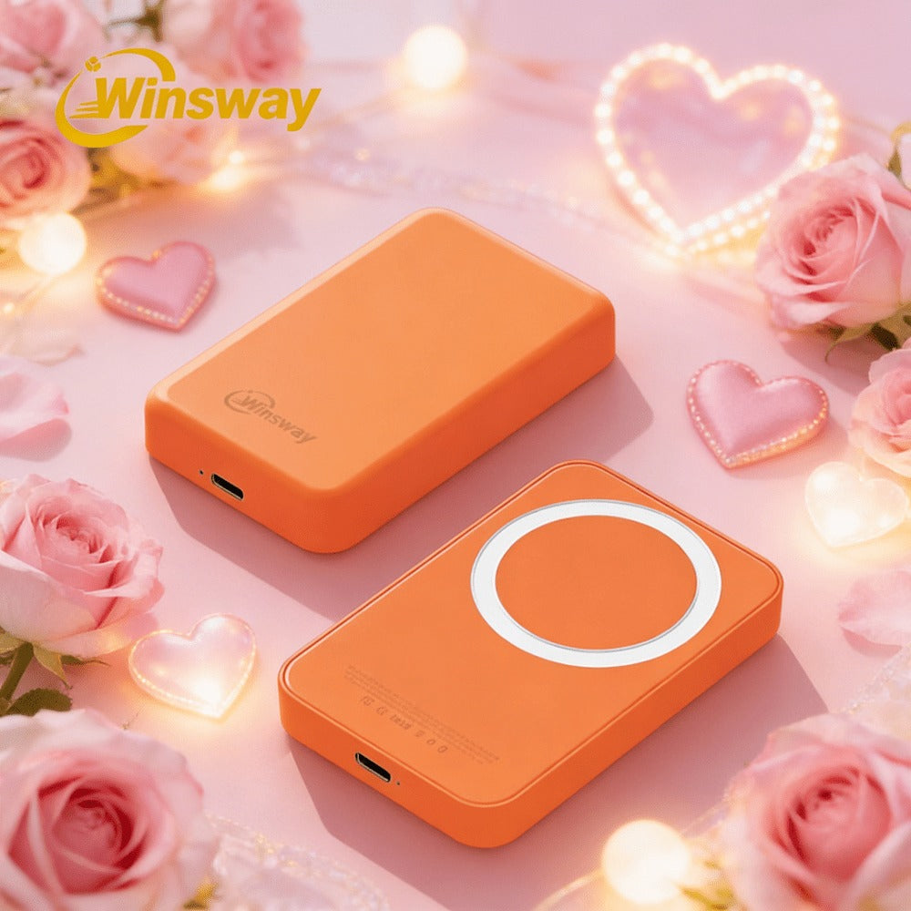 Magnetic Power Bank 5000mAh Mini Wireless Charging PD & QC 3.0 Fast Charge Colorful Portable Charger for iPhone 17 16 15 14 13 MagSafe Compatible