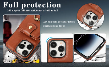 Phone Case RFID-Blocking Wallet with 2–3 Card Holder, Fold-Out Kickstand and Magnetic Charging for Select iPhones