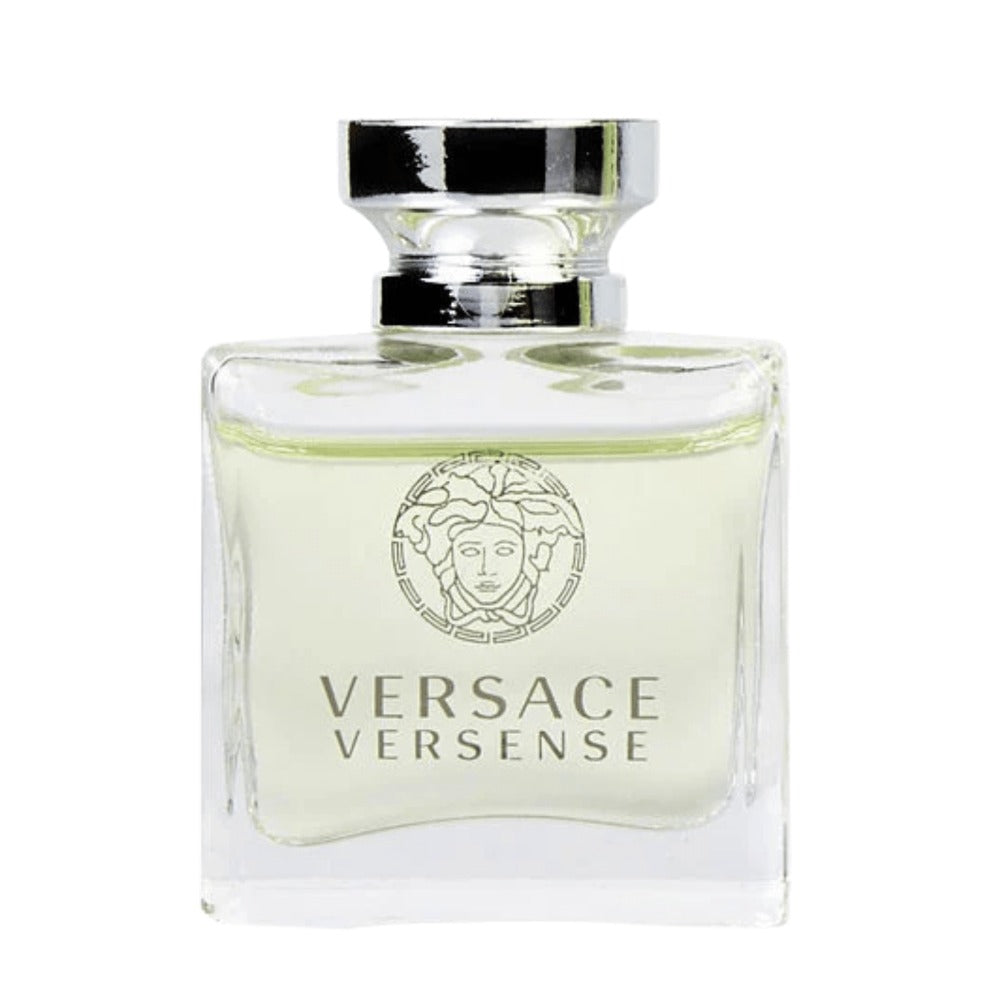 Versace Versense Eau de Toilette Mini 5ml - Travel Size EDT Spray 0.17 Fl oz | Fresh Aquatic Floral Fragrance for Women Portable Perfume Sample