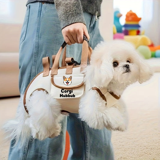 Small Pet Shoulder Bag - Breathable Mesh Single Shoulder Carrier for Cats and Dogs, Adjustable Strap Hands-Free Outdoor Travel Bag, Buckle Secure Closure for Small to Medium Pets, Available in S and M