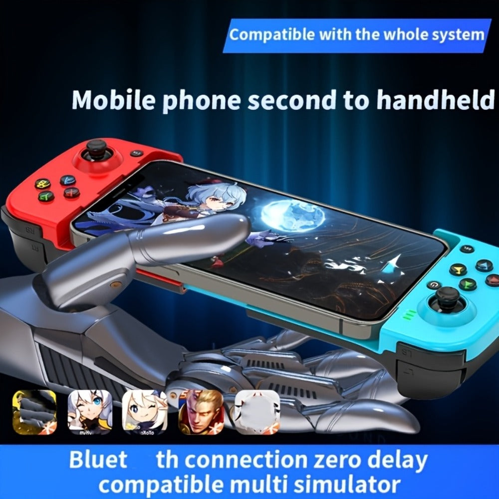 Bluetooth Wireless Gamepad Controller for iPhone Android PC Tablet Steam Deck – Rechargeable, Ergonomic Design, Multiple Colors, Compatible with PUBG COD Mobile Genshin Impact