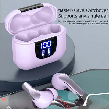 Bass Stereo Wireless Earphones Bluetooth 5.4, 40-Hour Playtime In-Ear Earbuds with Noise Cancelling Mic & LED Display, Touch Control Type-C Charging, Compatible with Laptop Tablet Phone, Sport Exercise